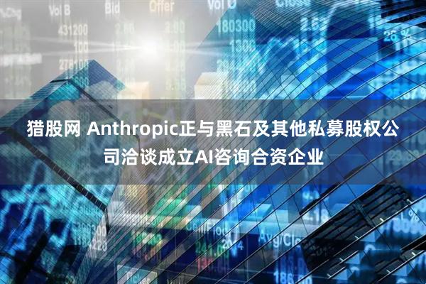 猎股网 Anthropic正与黑石及其他私募股权公司洽谈成立AI咨询合资企业