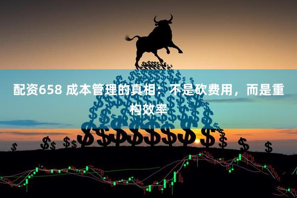 配资658 成本管理的真相：不是砍费用，而是重构效率