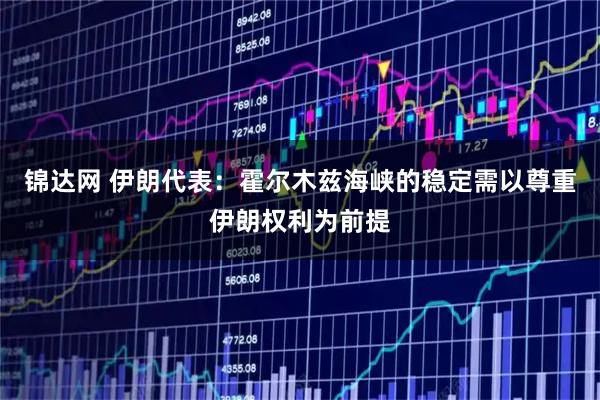 锦达网 伊朗代表：霍尔木兹海峡的稳定需以尊重伊朗权利为前提