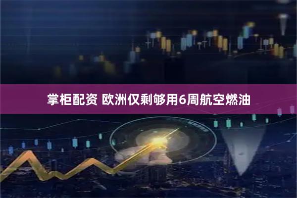 掌柜配资 欧洲仅剩够用6周航空燃油
