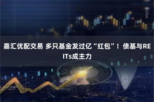 嘉汇优配交易 多只基金发过亿“红包”！债基与REITs成主力
